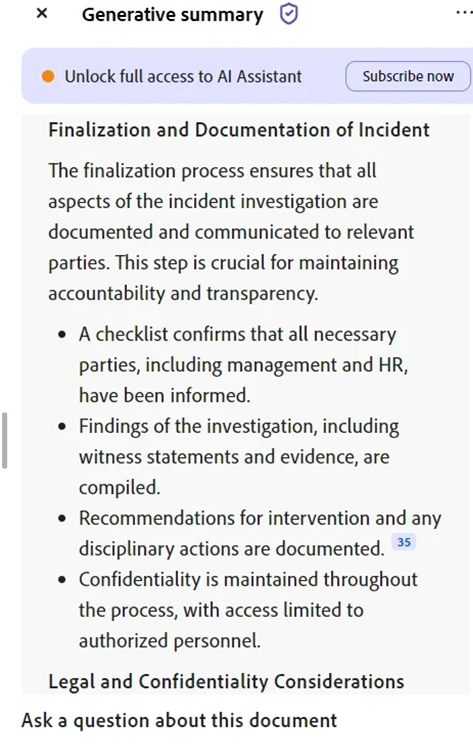 Finalization and Documentation